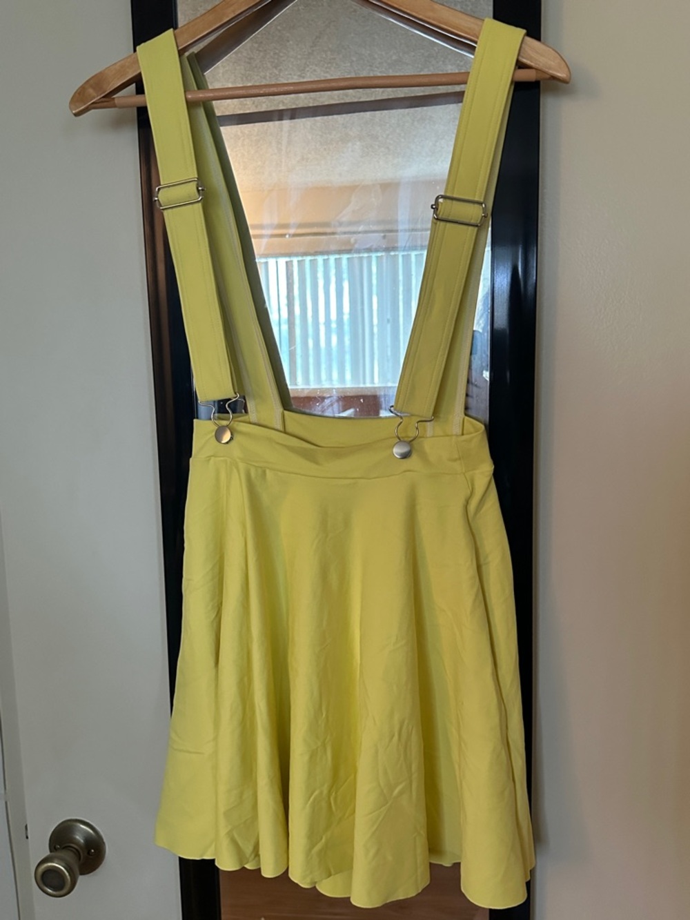 BlackWomen's Yellow Suspender Skirt